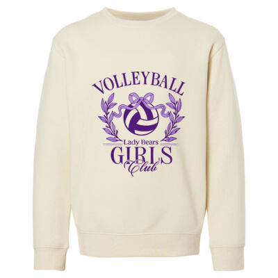 Volleyball Club - Youth Elevated Fleece Crewneck Sweatshirt Thumbnail