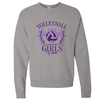 Volleyball Club - Garment Dyed Unisex Crewneck Sweatshirt Thumbnail
